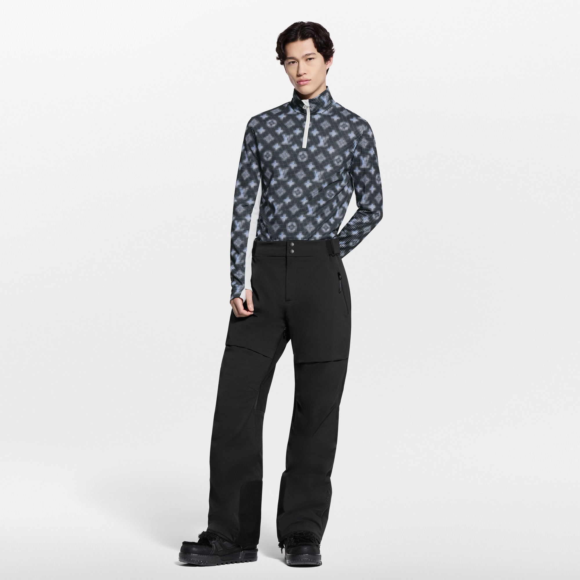 Monogram Technical Long-Sleeved T-Shirt - New - For Men | LOUIS